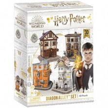 Imagen puzzle 3d harry potter set del callejon diagon