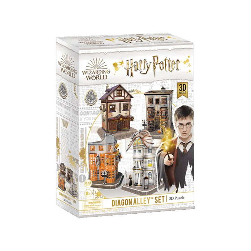 Imagen puzzle 3d harry potter set del callejon diagon