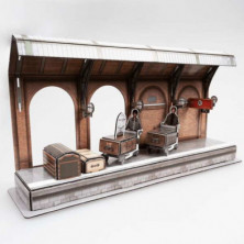 imagen 3 de puzzle 3d expreso de hogwarts harry potter