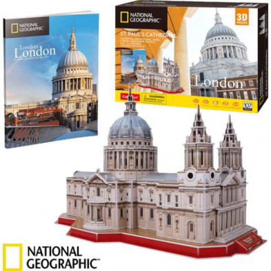 Imagen puzzle 3d catedral san pablo londres cubic fun