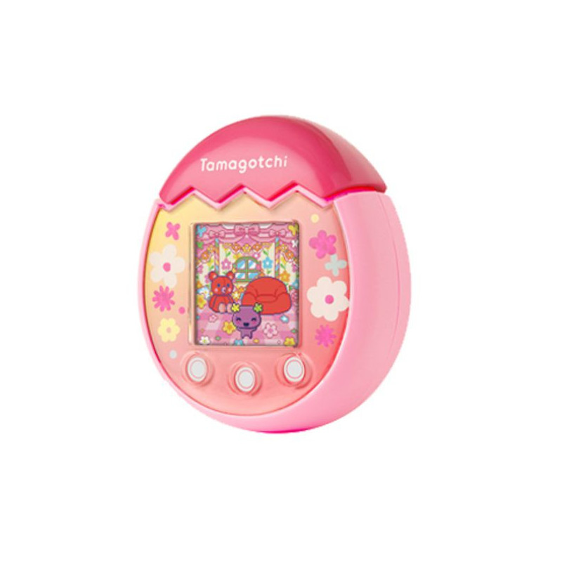 Imagen tamagotchi pix floral rosa