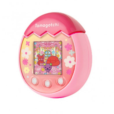 Imagen tamagotchi pix floral rosa