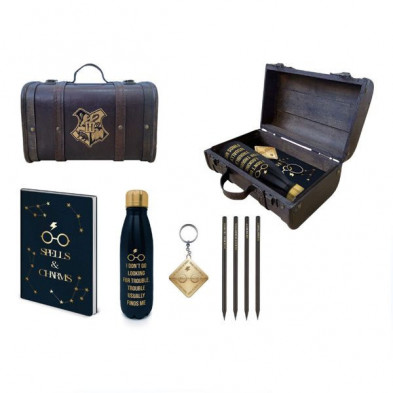 imagen 3 de set regalo premium harry potter baúl hogwarts