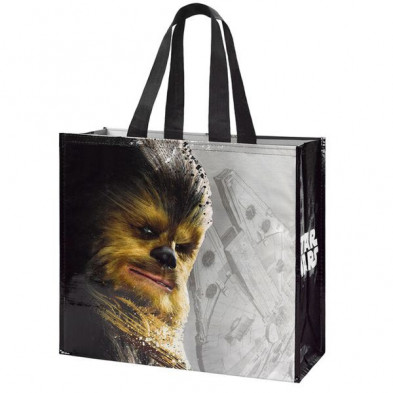 Imagen bolsa rafia star wars chewbacca 45x40x22cm