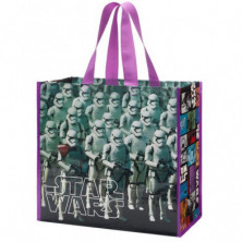 Imagen bolsa rafia star wars toopers 45x40x22cm