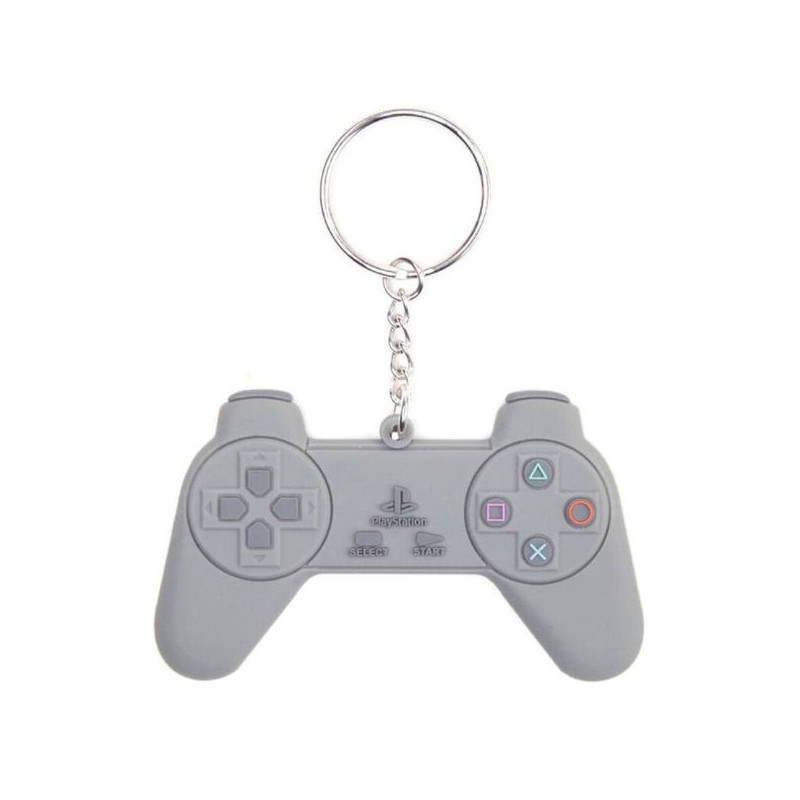 Imagen llavero 3d goma playstation controller