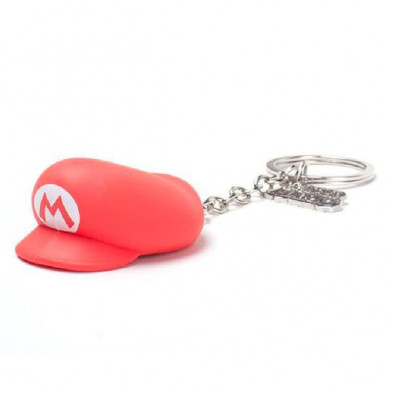 Imagen llavero 3d goma super mario gorra Imagen llavero 3d goma super mario gorra