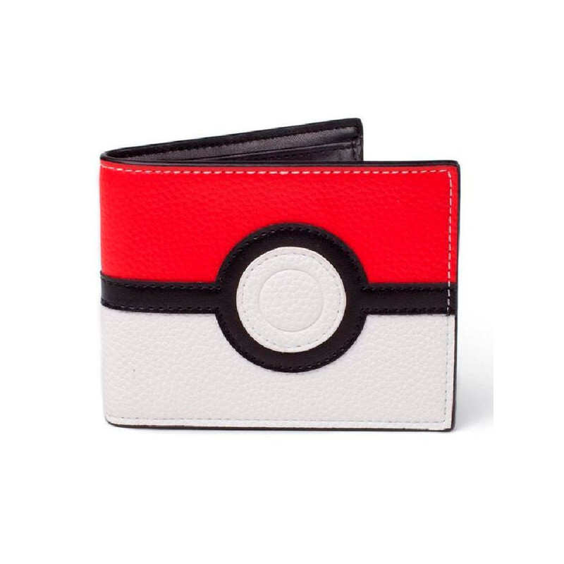 Imagen cartera billetero pokémon pokeball 9x11x2cm