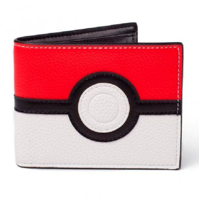 Imagen cartera billetero pokémon pokeball 9x11x2cm