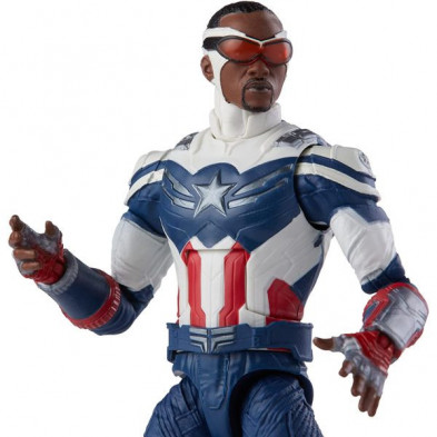 imagen 3 de figura falcon capitan america marvel legends hasbr