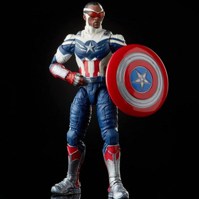 imagen 4 de figura falcon capitan america marvel legends hasbr