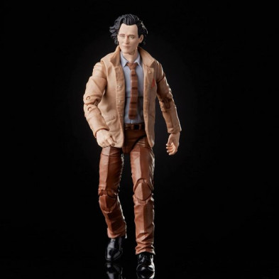 imagen 2 de figura loki agente avt marvel legends hasbro