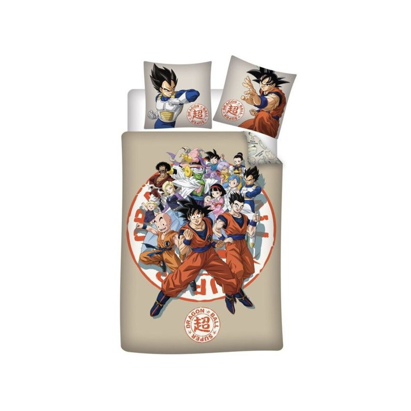 Imagen juego de cama dragon ball personajes talla 80/90