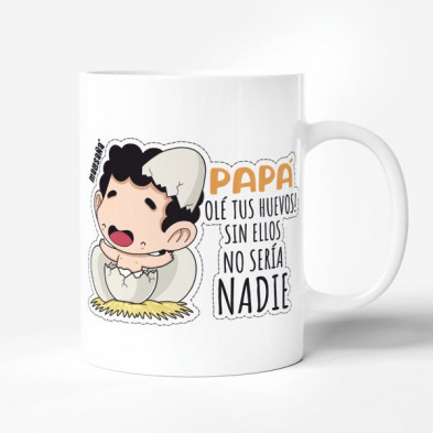 Imagen taza papá huevos malasaña