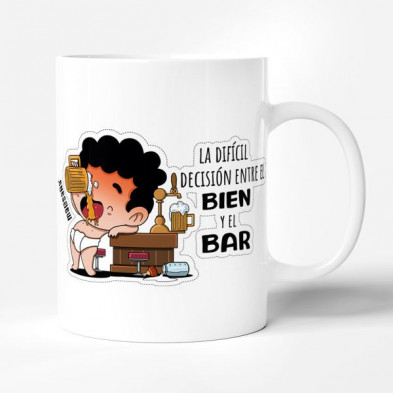 Imagen taza el bien y el bar malasaña