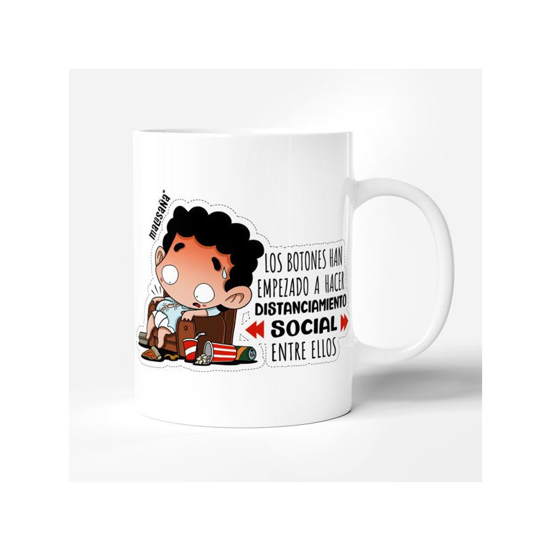 Imagen taza distanciamiento social malasaña Imagen taza distanciamiento social malasaña