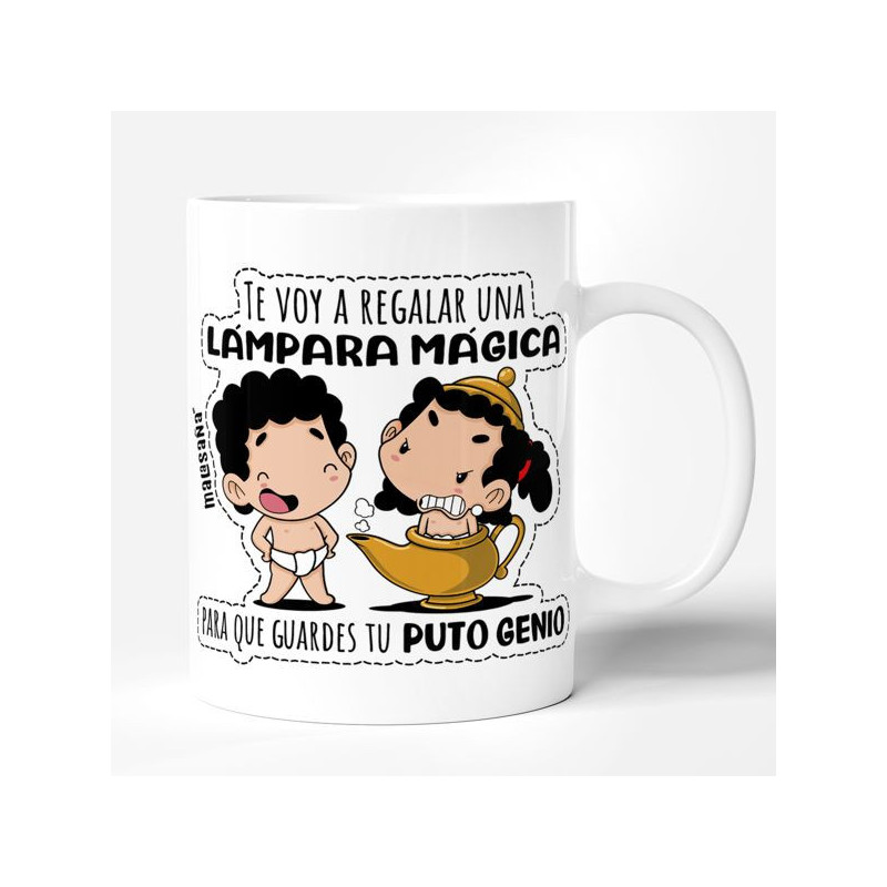 Imagen taza lámpara mágica malasaña