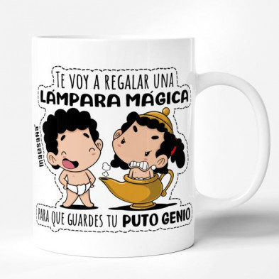 Imagen taza lámpara mágica malasaña