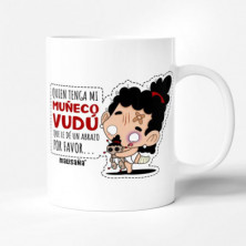 Imagen taza muñeco vudú malasaña