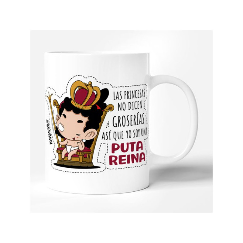 Imagen taza puta reina malasaña