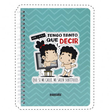 Imagen cuaderno a5 tapa dura subtítulos malasaña