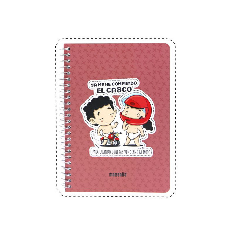 Imagen cuaderno a5 tapa dura casco malasaña Imagen cuaderno a5 tapa dura casco malasaña