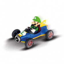 imagen 3 de coche radiocontrol luigi 1/18 mario kart