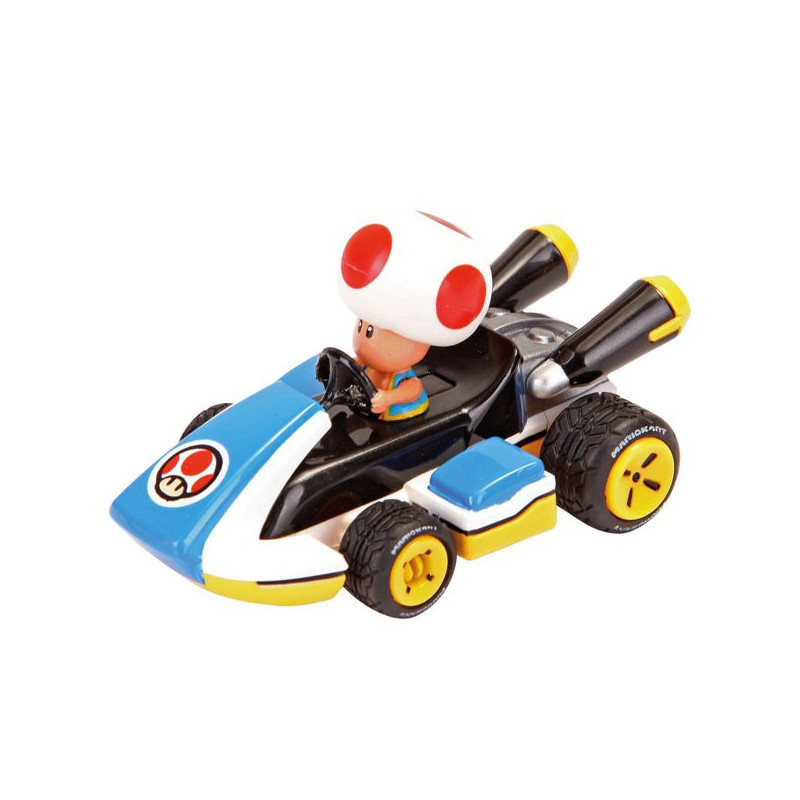 Imagen coche retro fricción toad 1:43 mario kart