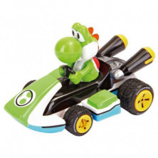 Imagen coche retro fricción yoshi 1:43 mario kart