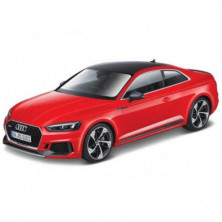 Imagen audi rs5 coupe año 2019 1/24 bburago color rojo