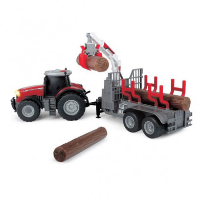 imagen 1 de tractor con remolque brazo porta troncos 42cm
