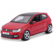 Imagen volskwagen polo gti mark 5 rojo 1/24 bburago