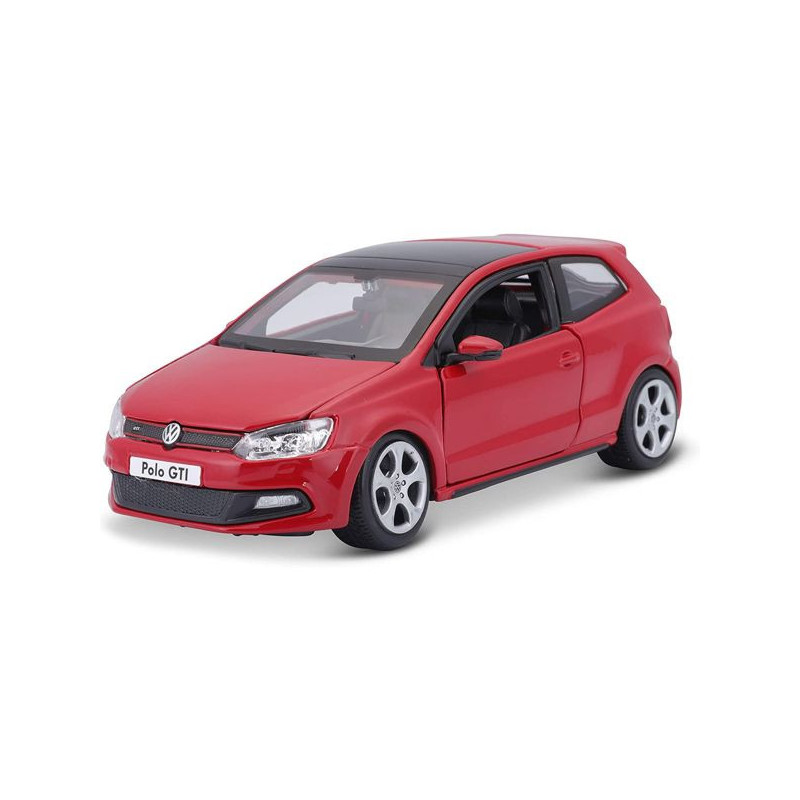 Imagen volskwagen polo gti mark 5 rojo 1/24 bburago