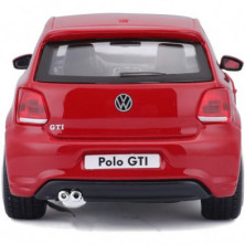 imagen 2 de volskwagen polo gti mark 5 rojo 1/24 bburago