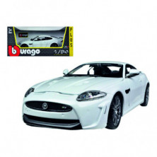 imagen 2 de jaguar star xkr-s blanco bburago