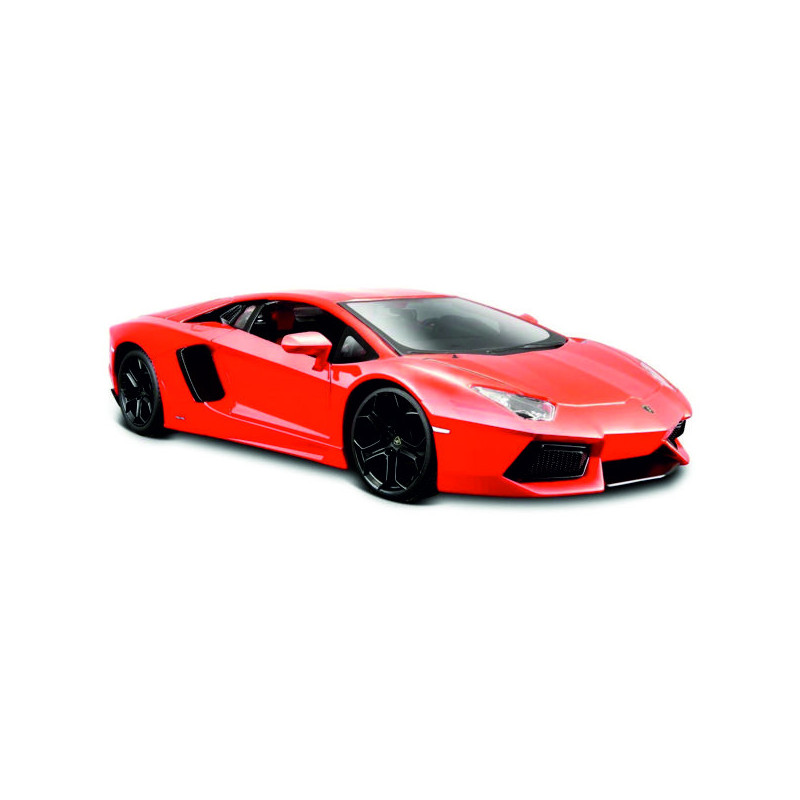 Imagen lamborghini aventador naranja 1/24 maisto