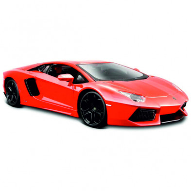 Imagen lamborghini aventador naranja 1/24 maisto