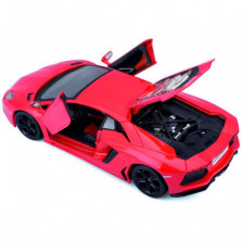 imagen 3 de lamborghini aventador naranja 1/24 maisto