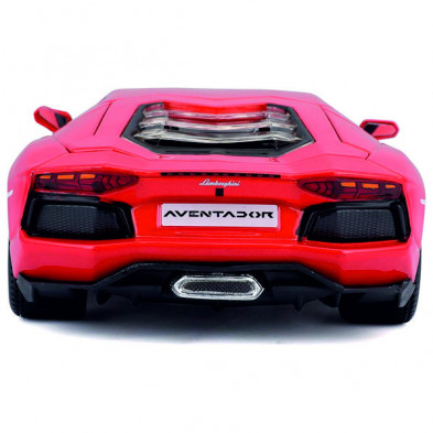 imagen 4 de lamborghini aventador naranja 1/24 maisto