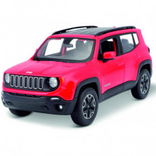 Imagen jeep renegade special rojo 1/24 bburago