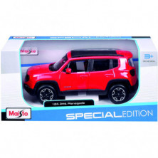 imagen 4 de jeep renegade special rojo 1/24 bburago