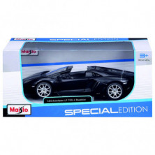 imagen 4 de lamborghini aventador lp 700-4 r negro 1/24 maisto