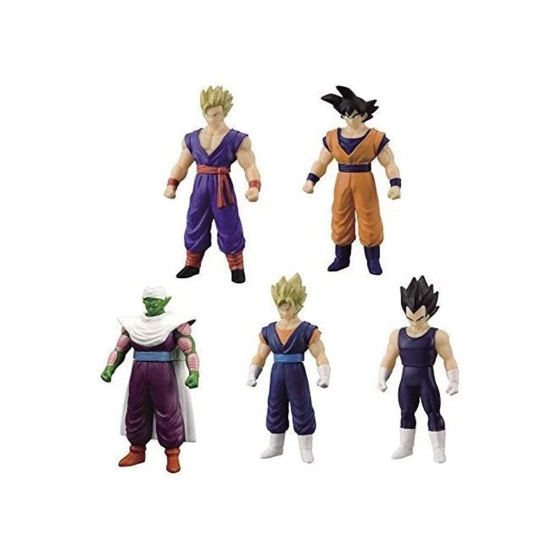 Imagen set de 5 héroes de dragon ball bandai