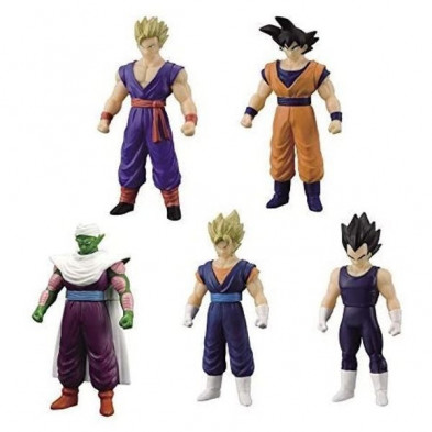 Imagen set de 5 héroes de dragon ball bandai