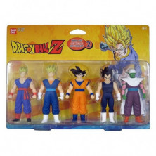 imagen 1 de set de 5 héroes de dragon ball bandai