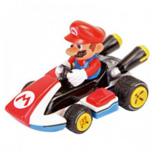 imagen 2 de pack 3 coches mario kart wii pull & speed 1:43