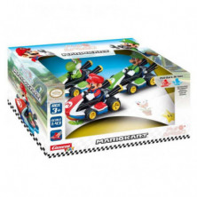 Imagen pack 3 coches  mario - yoshi - luigi escala 1:43