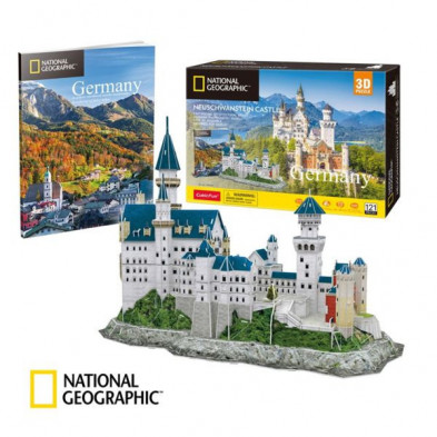 imagen 1 de puzzle 3d castillo neuschawanstein