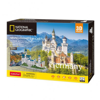 imagen 2 de puzzle 3d castillo neuschawanstein