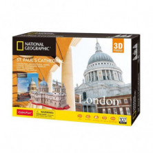 imagen 2 de puzzle 3d st pauls cathedral national geographic